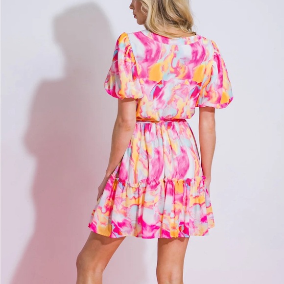 Floral Mini Dress - Picture 5 of 6